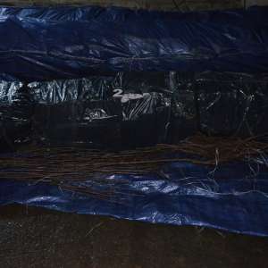Aproximativ 30.000 de pachete cu țigări de contrabandă ascunse sub pomi fructiferi, descoperite de poliţiştii de frontieră