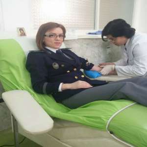 Zeci de poliţişti de frontieră s-au mobilizat pentru a dona sânge