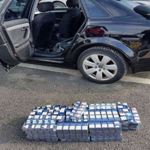 Capturi importante de țigări la frontiera de nord