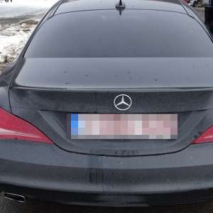 Autoturism marca Mercedes-Benz, căutat de autorităţile din Franța, depistat la P.T.F. Giurgiu