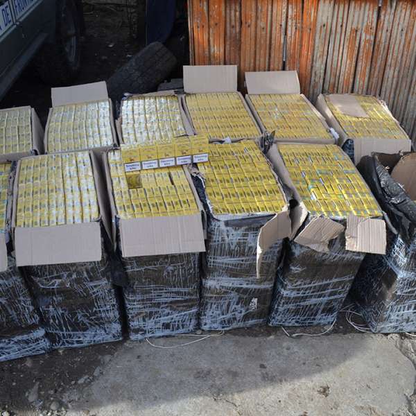 Țigări de contrabandă, în valoare 196.860 lei, confiscate la frontiera de nord