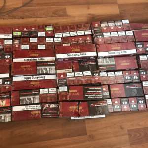 Țigări de contrabandă confiscate de polițiștii de frontieră severineni