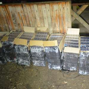 Peste 3.800 pachete țigări confiscate la frontiera de nord