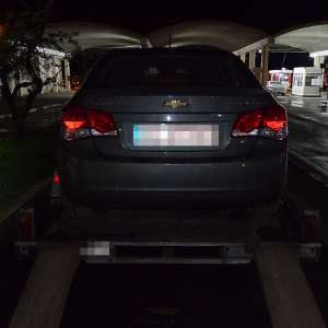 Autoturism căutat de autoritățile din Anglia, descoperit la P.T.F. Giurgiu