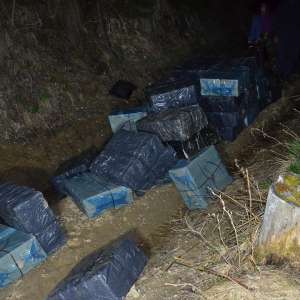 Aproximativ 26.500 pachete țigări confiscate la frontiera de nord
