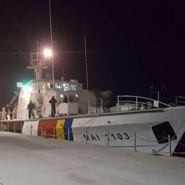 Nava MAI 1103 a Poliţiei de Frontieră Române va supraveghea, timp de 3 luni, frontierele Europei din Marea Egee