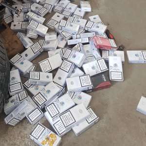 Țigări de contrabandă descoperite la frontiera de est  