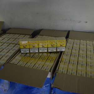 Aproximativ 10.000 de pachete cu ţigări, confiscate la frontiera de nord