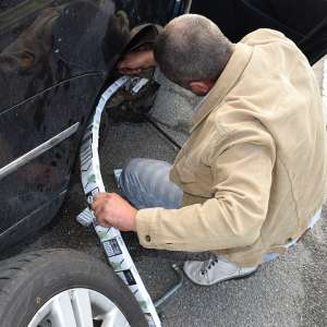  Peste 50.000 de ţigarete, depistate ascunse într-un autoturism la PTF Borș