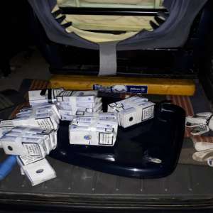 Aproximativ 20.000  de ţigarete de contrabandă descoperite la frontiera de est