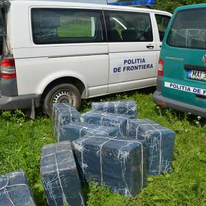 Aproximativ 55.000 de pachete cu ţigări de contrabanda confiscate la frontiera cu Ucraina