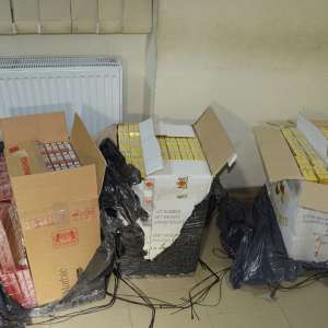 Țigări confiscate la frontiera de nord, introduse în țară cu ajutorul unei drone
