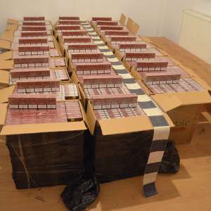 Aproximativ 15.500 de pachete cu țigări de contrabanda confiscate la frontiera de nord