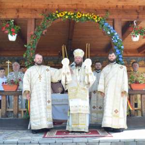 Hramul Bisericii „Sf. Voievod Ştefan cel Mare” din incinta Inspectoratului Teritorial al Politiei de Frontieră Sighetu Marmației