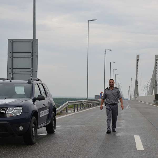 Trafic întrerupt temporar, pe podul Calafat-Vidin