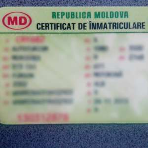 Certificat de înmatriculare fals, descoperit la Albiţa