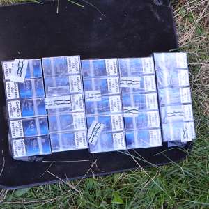 Cetățean român cercetat pentru contrabandă și 19.150 de pachete cu țigări confiscate la frontiera de nord