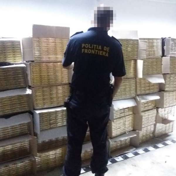 21.000 de pachete cu țigări, confiscate la frontiera de nord