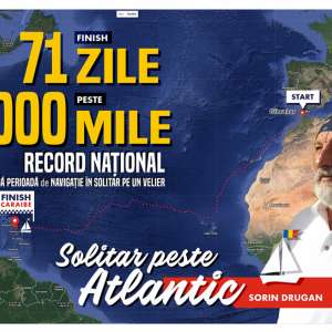 „Let your dreams set sail”, Sorin Drugan, navigatorul care la 62 de ani a traversat Atlanticul într-o barcă cu vele