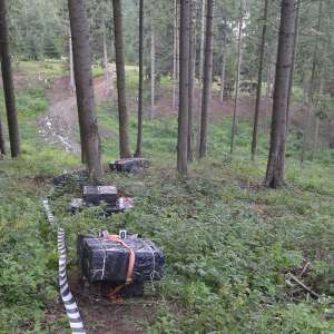 Țigări în valoare de aproximativ 265.000 lei, confiscate la frontiera de nord