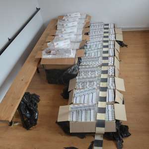Țigări în valoare de aproximativ 265.000 lei, confiscate la frontiera de nord