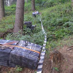 Țigări în valoare de aproximativ 265.000 lei, confiscate la frontiera de nord