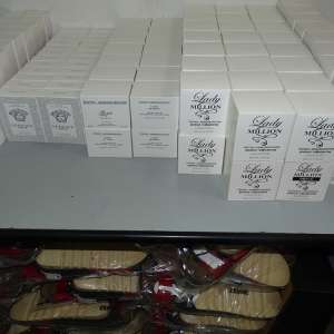 Mii de bunuri susceptibile a fi contrafăcute, confiscate de polițiștii de frontieră din cadrul P.T.F. Giurgiu