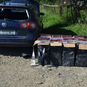 Peste 14.000 pachete țigări confiscate la frontiera de nord