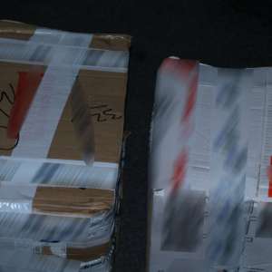 Țigări de contrabandă, descoperite la P.T.F. Oancea   