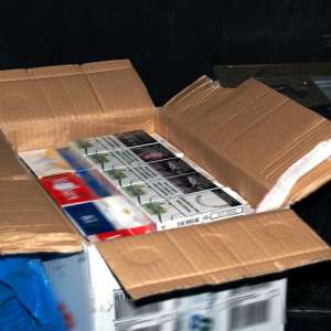 Țigări de contrabandă, descoperite la P.T.F. Oancea   