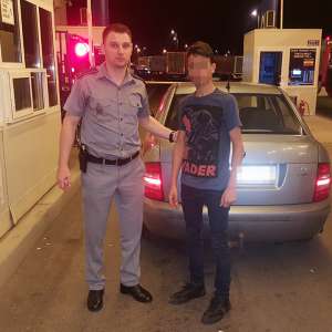 Cetățean palestinian ascuns printre bagaje într-un autoturism, depistat la P.T.F. Calafat