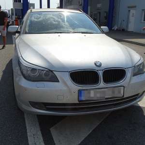 Pistol cu gaze descoperit ascuns într-un autoturism la P.T.F. Calafat