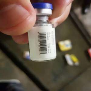 Fiole cu substanţe anabolizante, în valoare de peste 36.000 de lei, descoperite la Albiţa