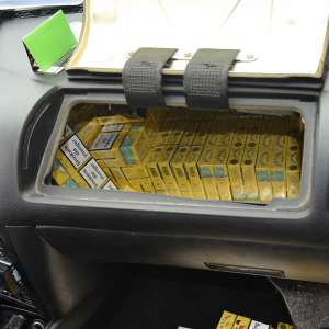 Peste 7.500 pachete țigări confiscate la frontiera de nord