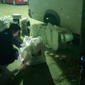 40.000 ţigarete de contrabandă, descoperite de polițiștii de frontieră constănțeni