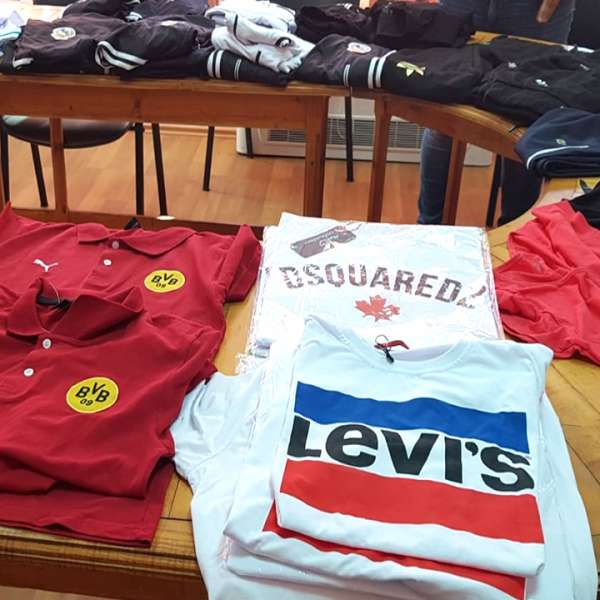 Produse contrafăcute confiscate de polițiștii de frontieră mehedințeni