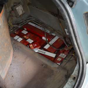 Peste 5.300 pachete cu țigări confiscate la frontiera de nord