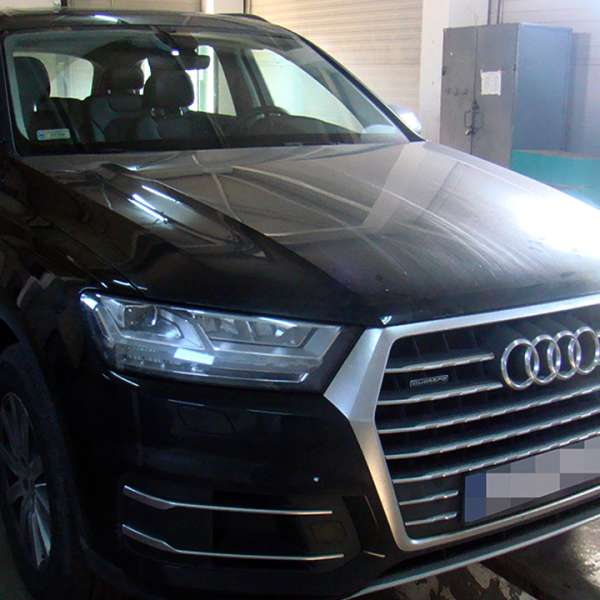 Autoturism Audi Q7, căutat de autoritățile din Polonia, descoperit în P.T.F. Siret