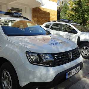 Zece autospeciale Dacia Duster au intrat în dotarea Inspectoratului Teritorial al Poliției de Frontieră Giurgiu