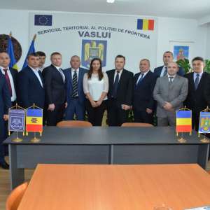 Întâlnire de lucru româno-moldoveană, la Huşi