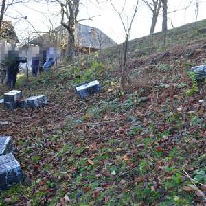 Peste 7.000 de pachete cu țigări, descoperite la frontiera de nord