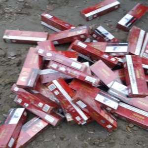 Peste 10.600 de pachete cu țigări de contrabandă,  descoperite pe Braţul Chilia al Dunării