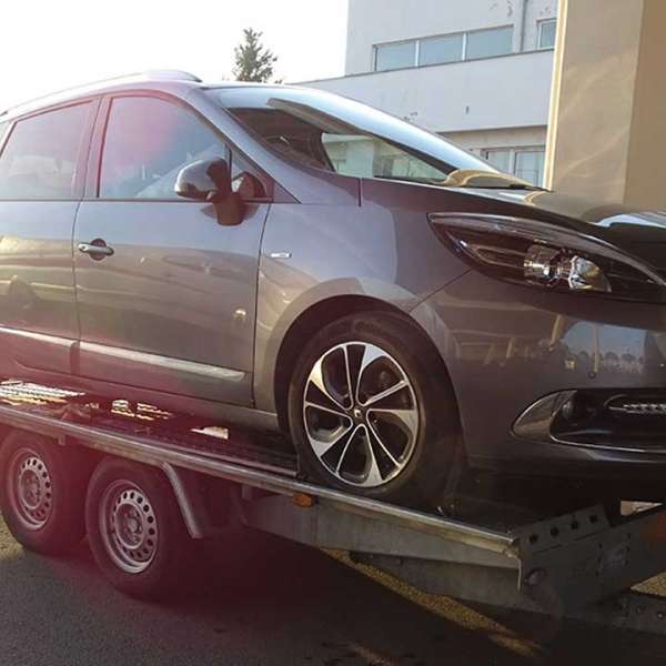 Autoturism căutat de autoritățile din Belgia, descoperit la P.T.F. Giurgiu