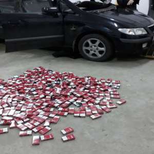 Peste 11.000 de ţigarete de contrabandă descoperite la frontiera de est