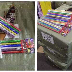 Bunuri contrafăcute şi nedeclarate la intrarea în ţară, confiscate în Portul Constanţa Sud Agigea