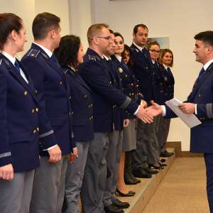 Poliţişti de frontieră avansaţi în gradul profesional următor cu ocazia Zilei Naţionale