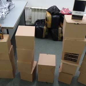 Captura semnificativă de produse contrafăcute a polițiștilor de frontieră giurgiuveni