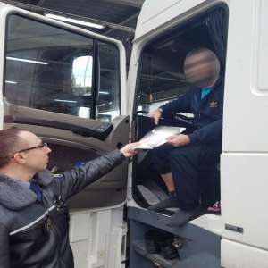 Document fals descoperit la controlul de frontieră