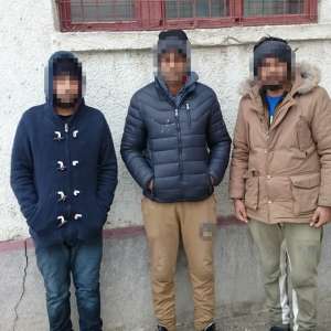 Două călăuze si trei migranti, opriti la frontieră