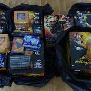 Materiale pirotehnice, fără documente legale, descoperite la P.T.F. Giurgiu